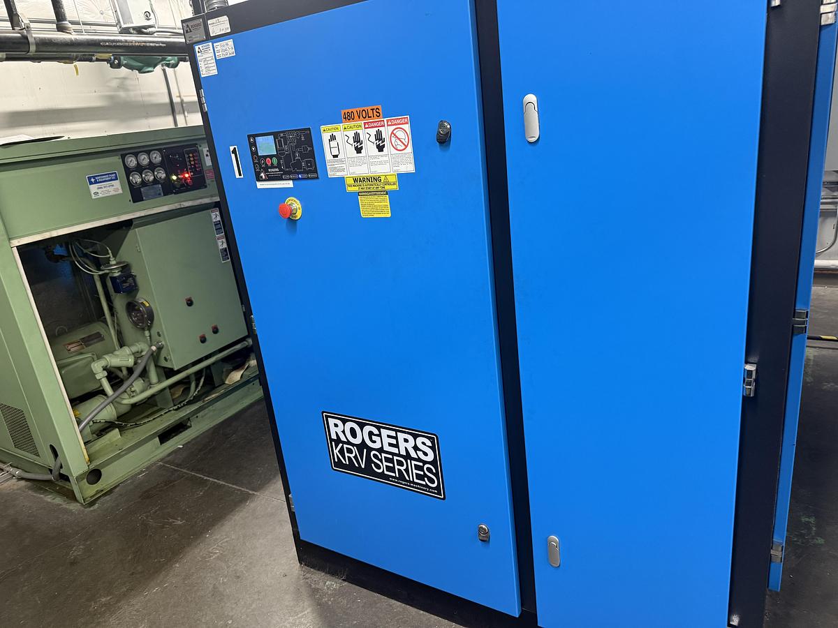 Used Rogers KRV Series Rotary Screw Air Compressor