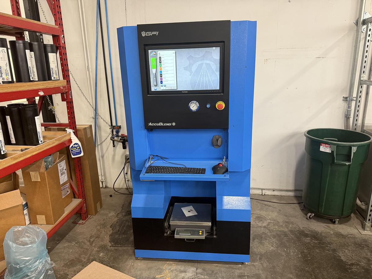 Used GFI Accublend HV & AccuMix-ML Instant Ink Dispenser & Mixer