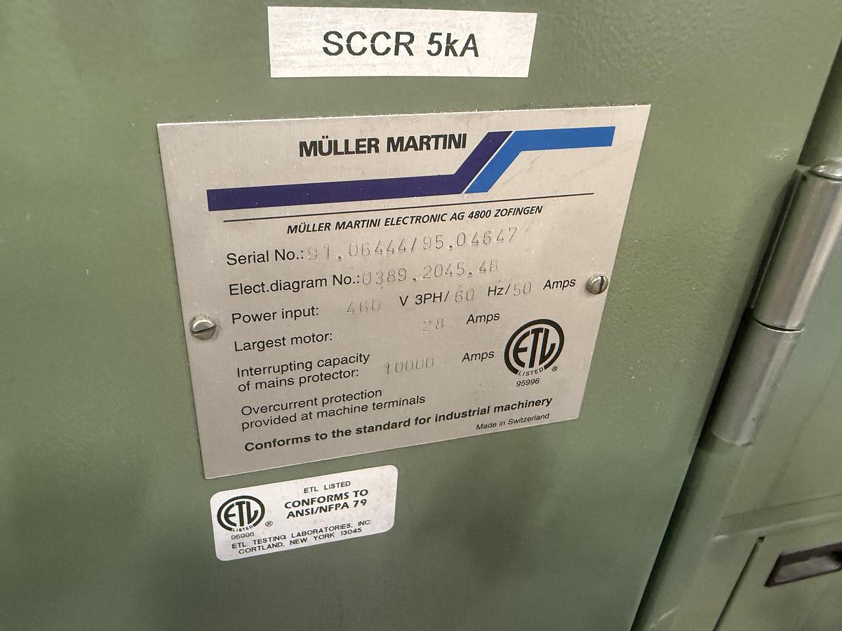 Used 1997 Muller Martini Prima Saddle Stitcher