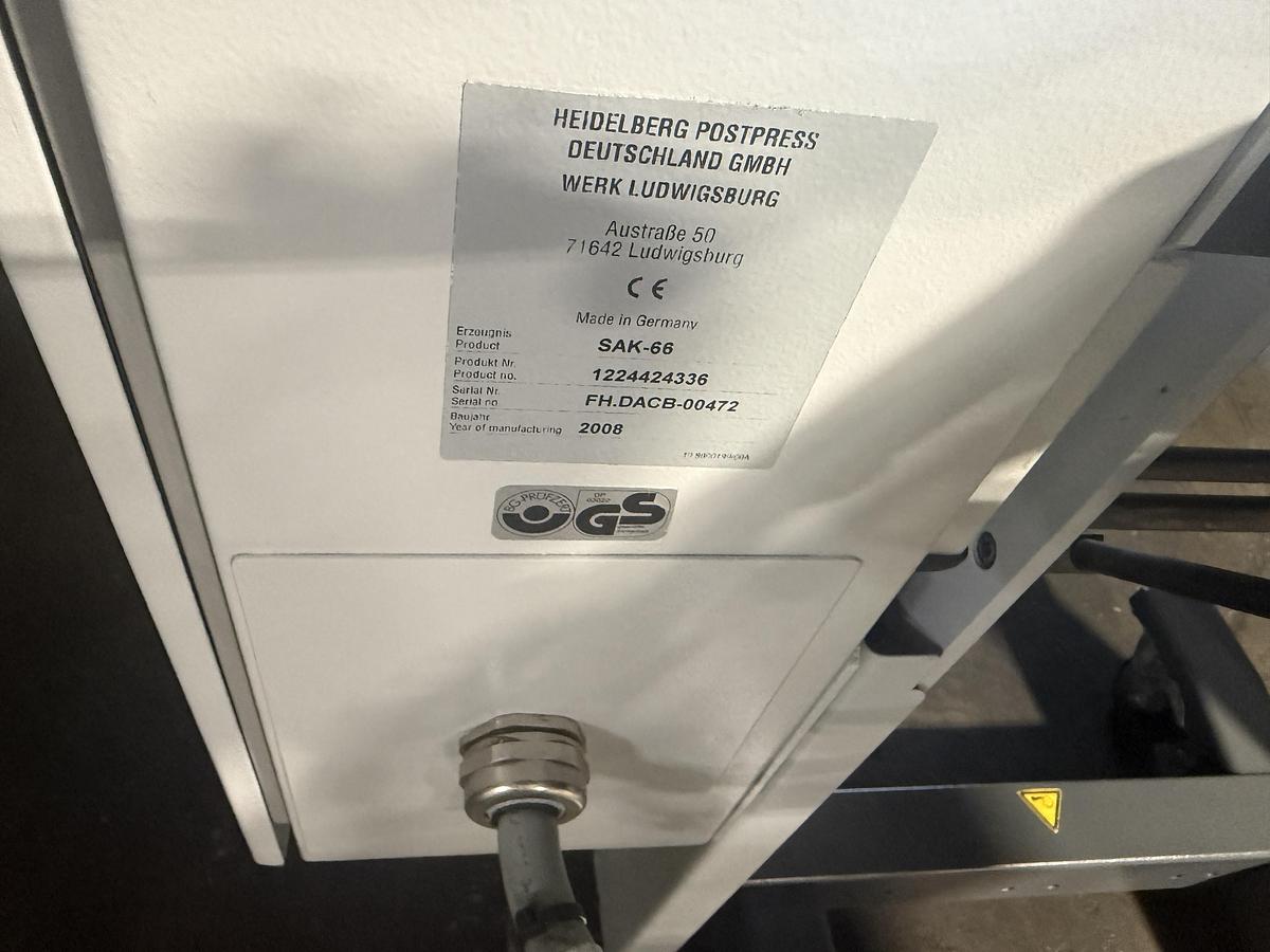 Used 2018 Heidelberg Stahl SAK 66
