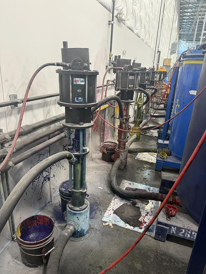 Used (12) Yamada, ARO, & BVS Ink Pumps