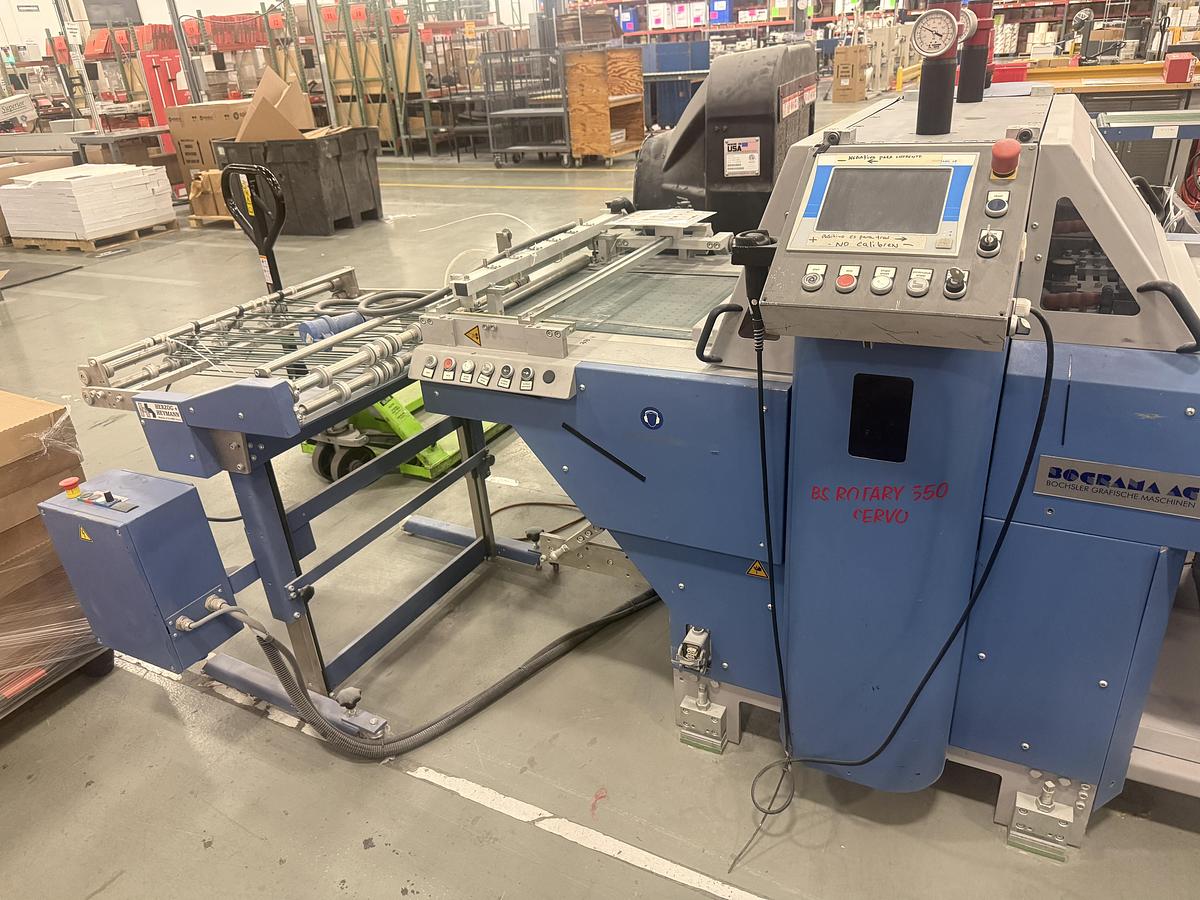 Used 2011 Bograma BSR 550 Servo Rotary Die Cutter