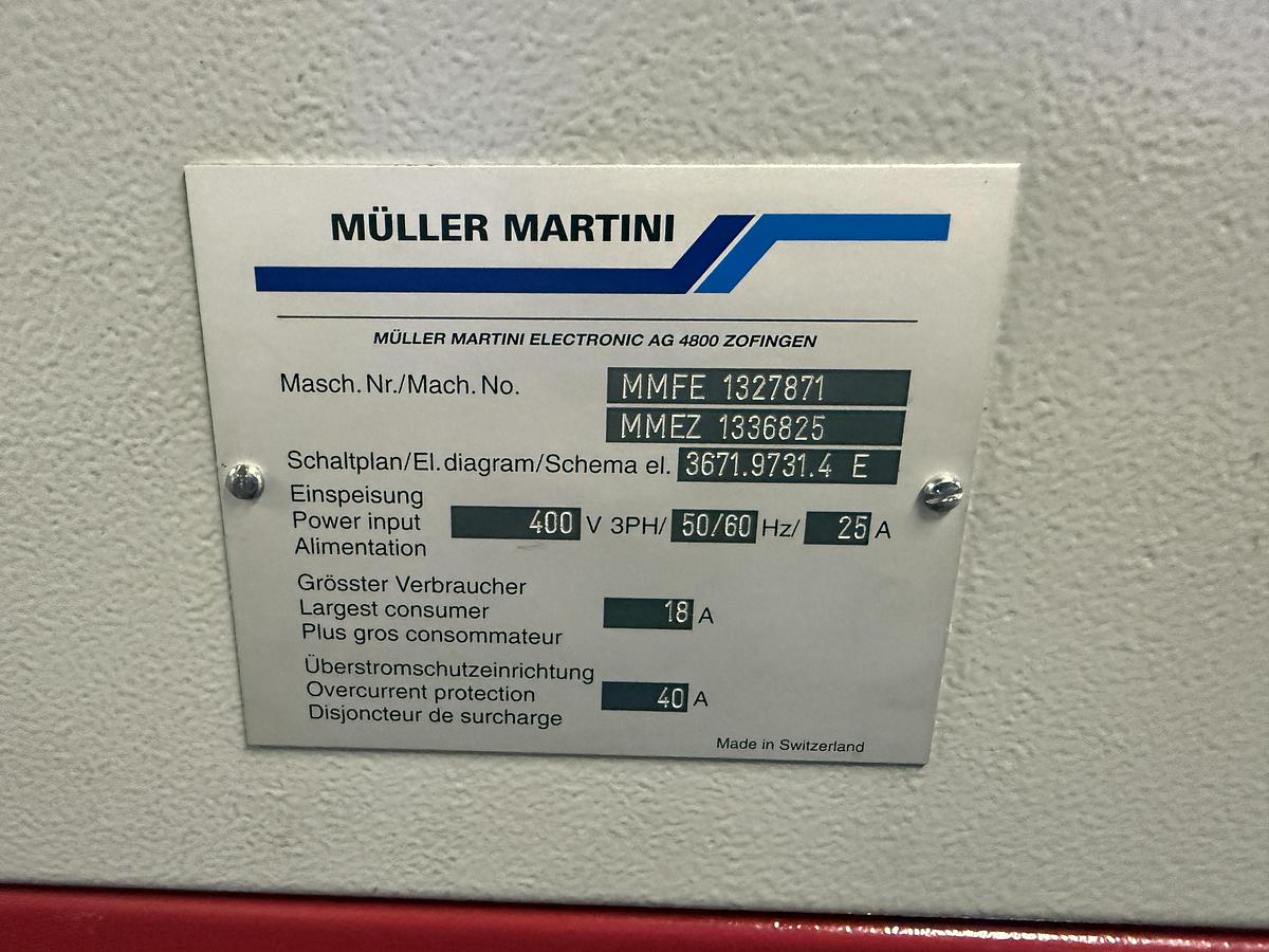 Used 2007 Muller Martini Merit-S Three Knife Trimmer