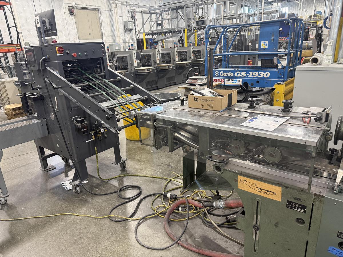 Used RIMA RS-12 Bindery Stacker w/ Townsort