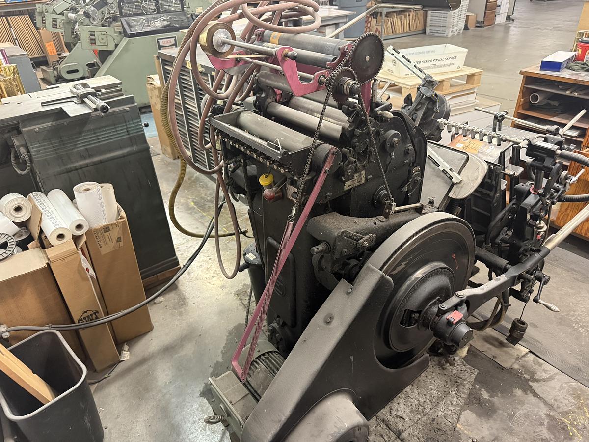 Used Heidelberg T-Platen Windmill with Quick Foil 1500