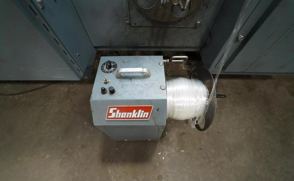 Used Shanklin F-5A & T-7XL Shrink Wrapper w/ (4) Longford B855 Feeders