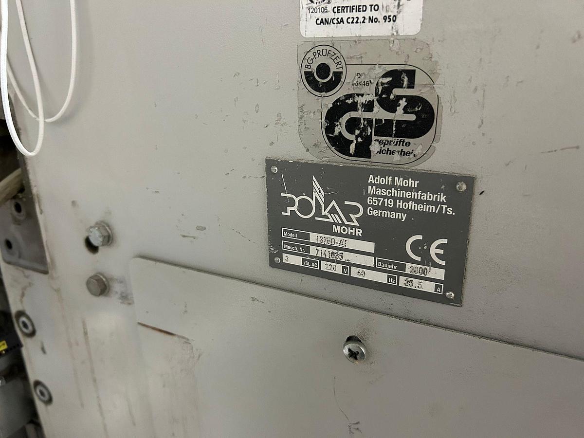 Used 2001 Polar 137 XT Autotrim Full Cutting Line