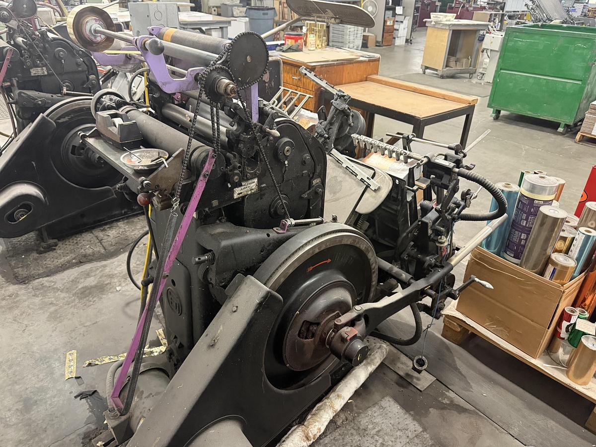 Used Heidelberg T-Platen Windmill with Quick Foil 1500