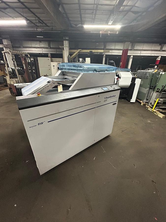 Used 2015 Hunkeler RW6 7182 Roll Rewinder