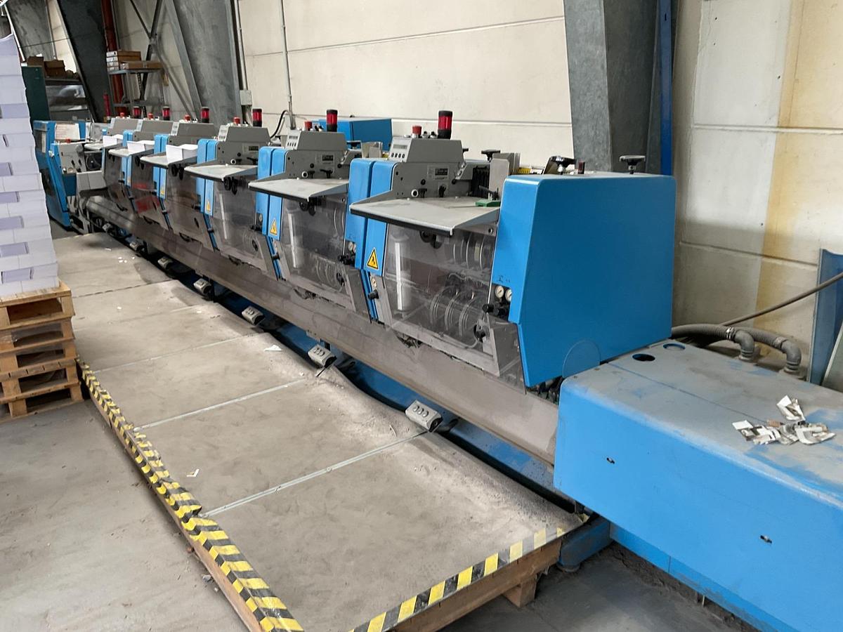 Used 2007 Muller Martini Prima Plus Amrys Fully Automatic Saddle Stitcher