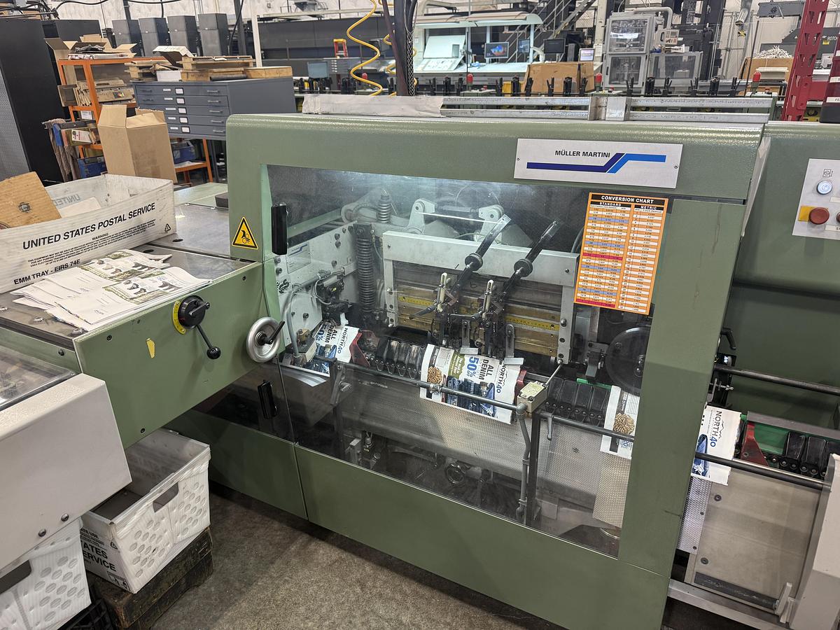 Used 1999 Muller Martini Prima Saddle Stitcher