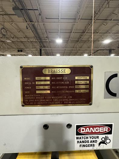 Used 2008 Brausse 1050E Die Cutter
