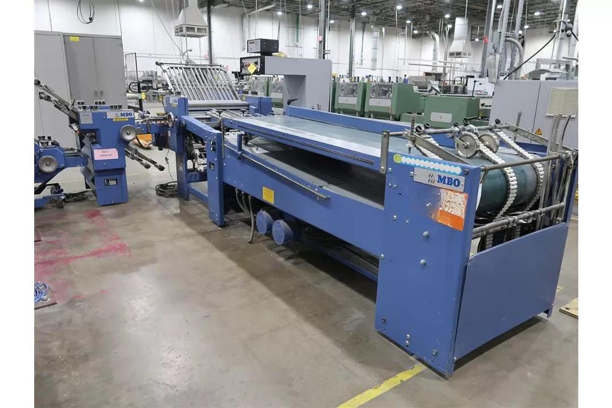 Used MBO B26 Continuous Feed 4/4 Folder w/ A76 Delivery
