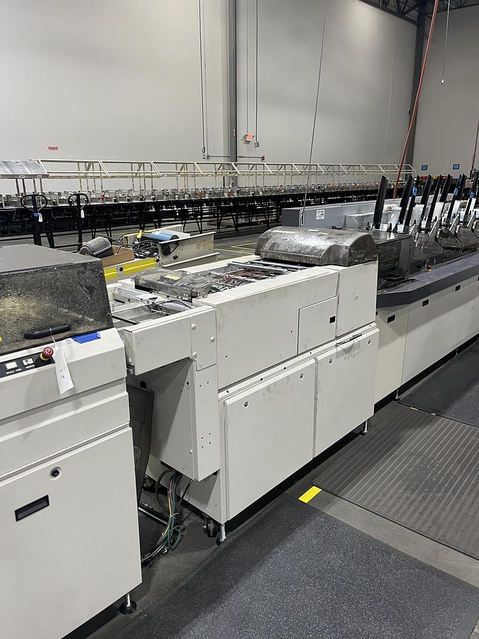 Used Pitney Bowes Mailstream Evolution 6 Station Inserter w/ MCS Falcon Inkjet