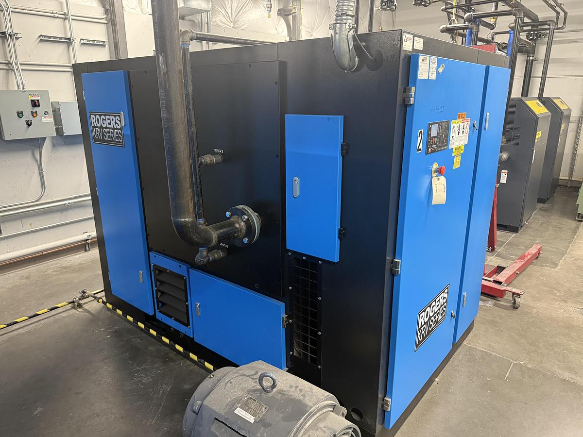 Used Rogers KRV Series Rotary Screw Air Compressor