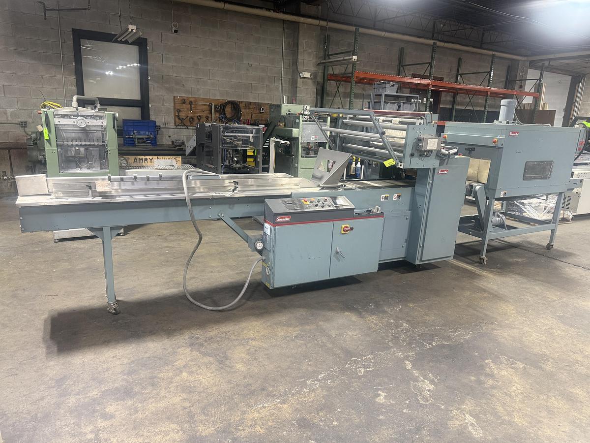 Used 2005 Shanklin F-4A Shrink Wrapper & T-71 Shrink Tunnel