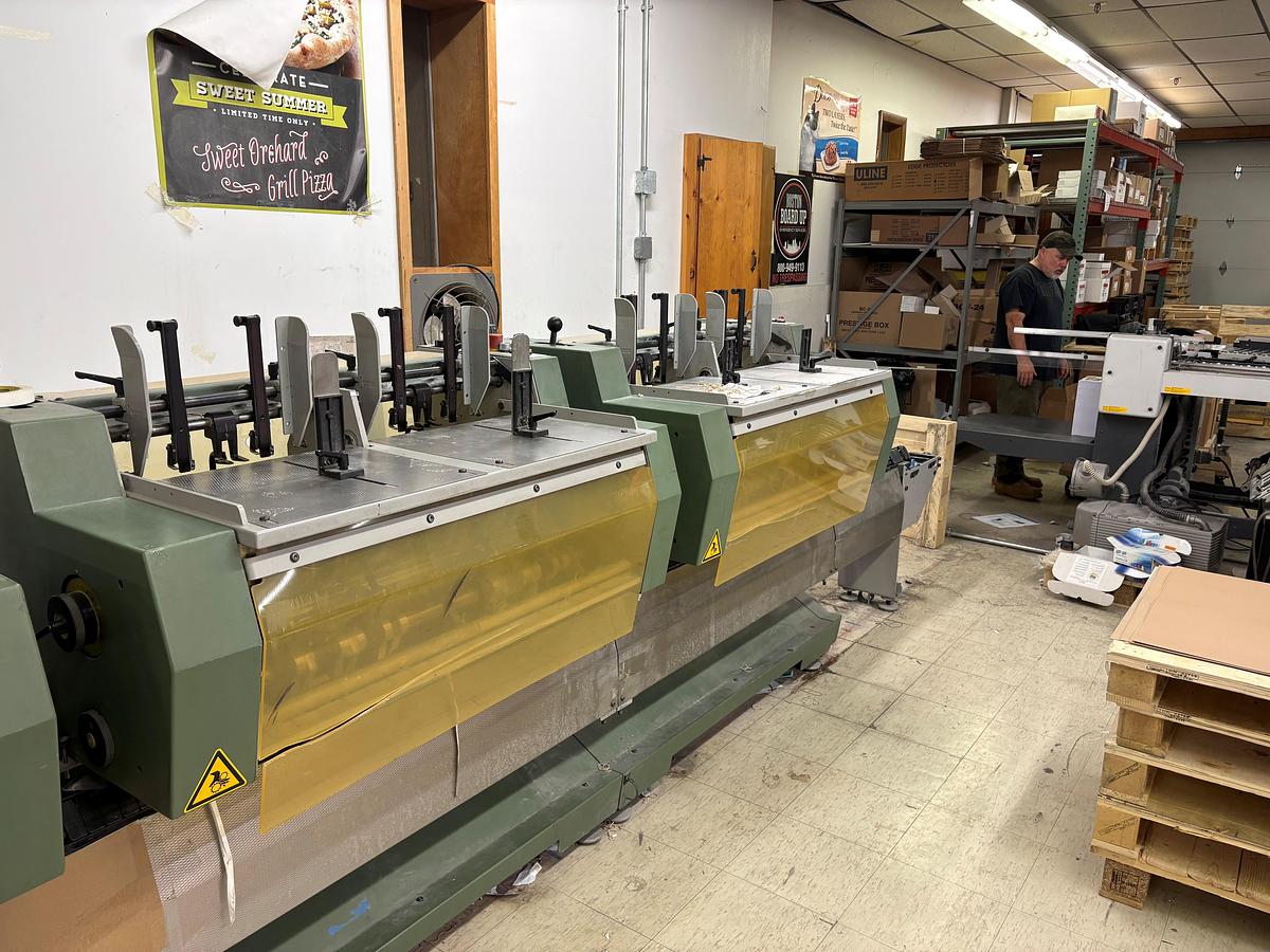 Used 1999 Muller Martini Presto Saddle Stitcher