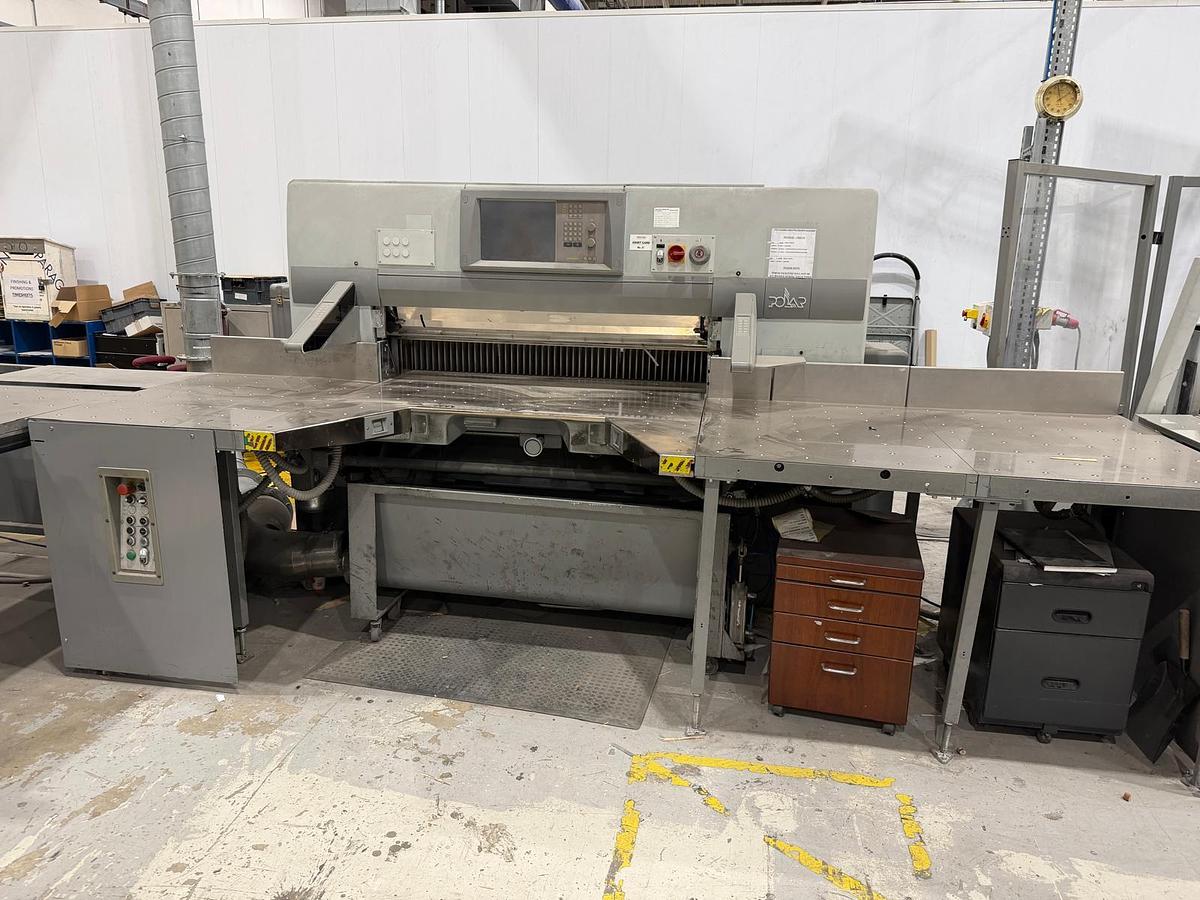 Used 2007 Polar 137 XT-AT 54" Programmable Guillotine Paper Cutter