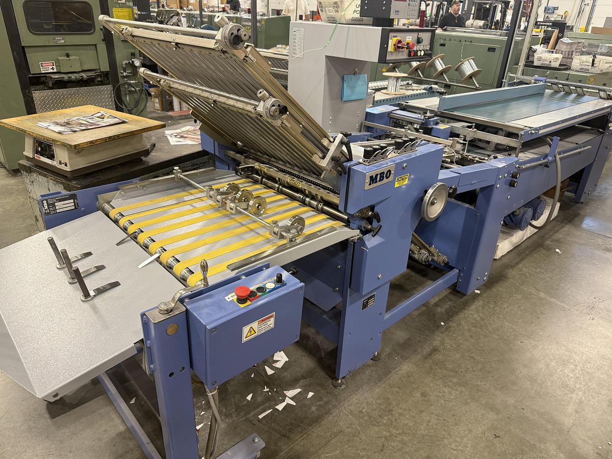 Used 2004 MBO B26 Continuous Feed 4/4 Folder w/ A76 Delivery