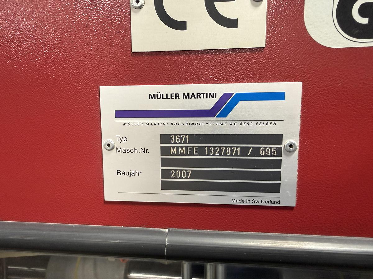 Used 2007 Muller Martini Merit-S Three Knife Trimmer