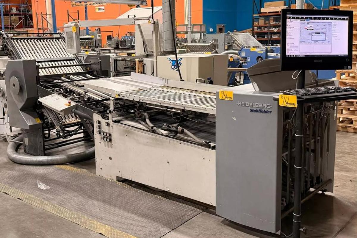 Used 2006 Heidelberg Stahl TH82 4 Plate Paper Folder