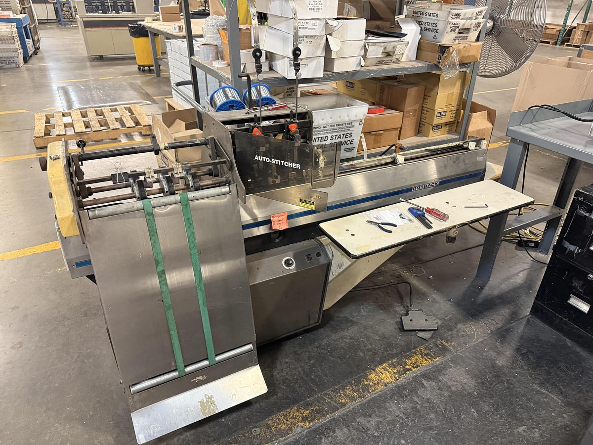 Used Rosback 201 Auto Stitcher