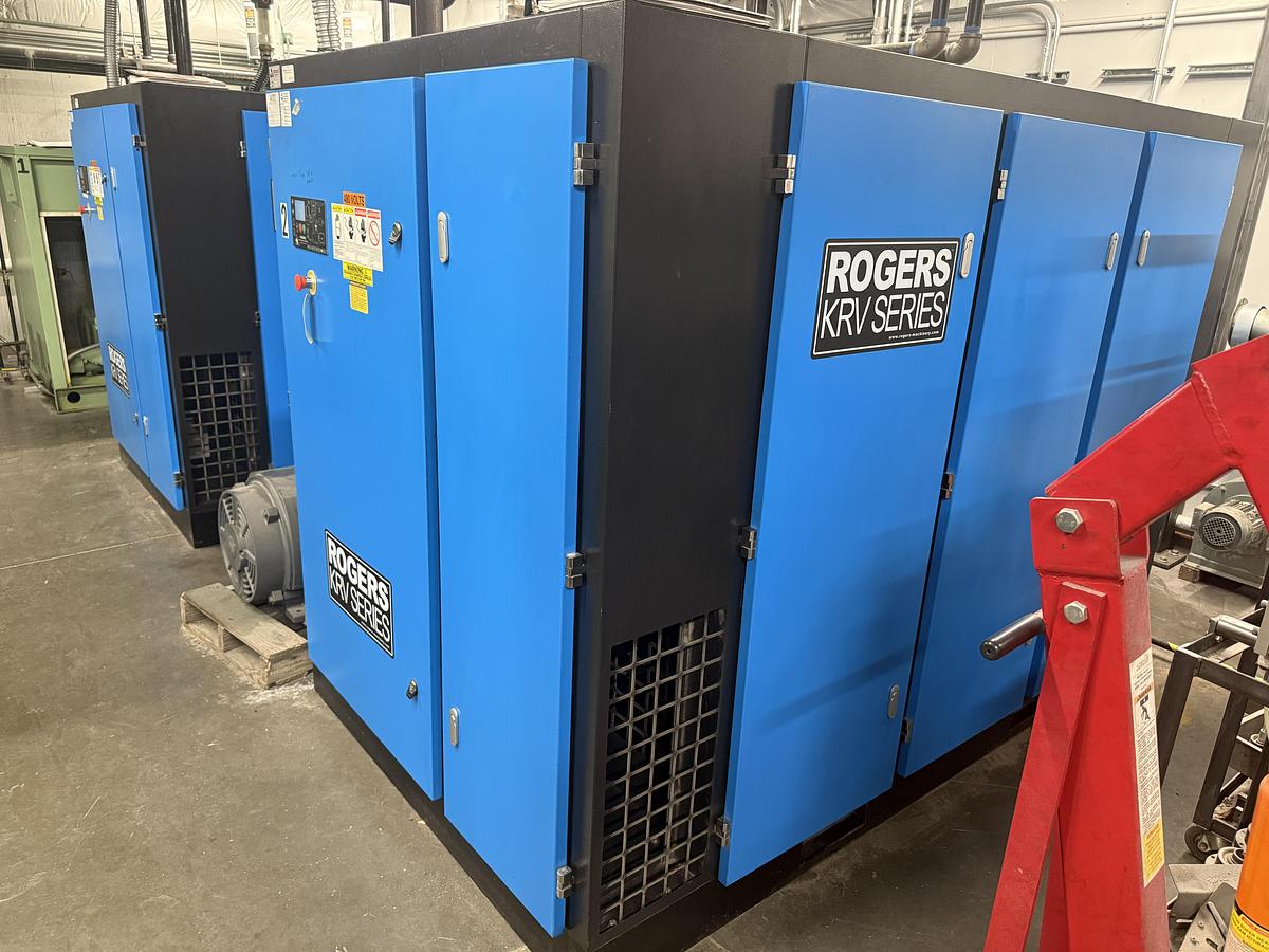 Used Rogers KRV Series Rotary Screw Air Compressor