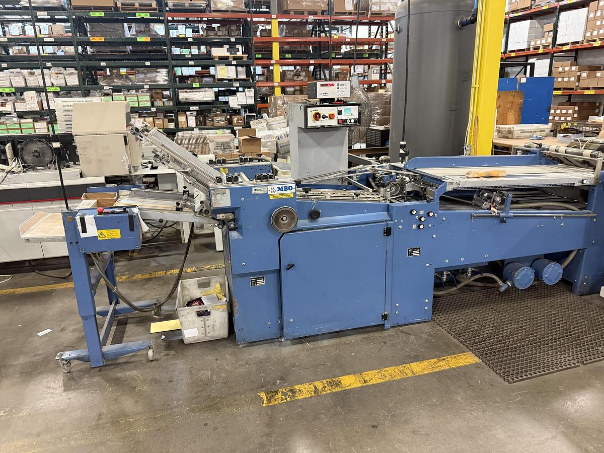 Used MBO B21-C 21” Continuous Feed Sheetfed Paper Folder