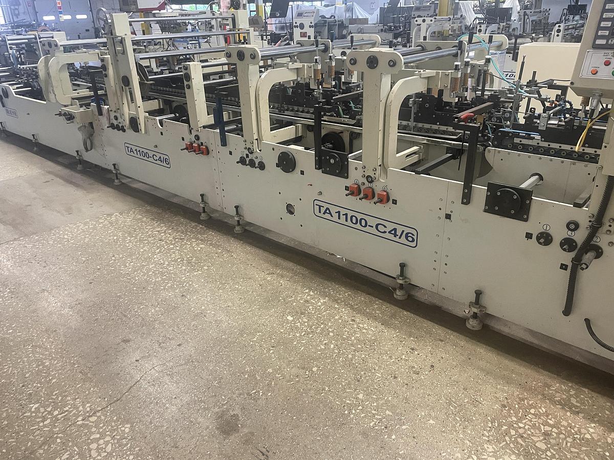 Used 2007 Brausse TA1100 C4/6 Automatic Folder Gluer w/ Autobottom, 4 & 6 Corner
