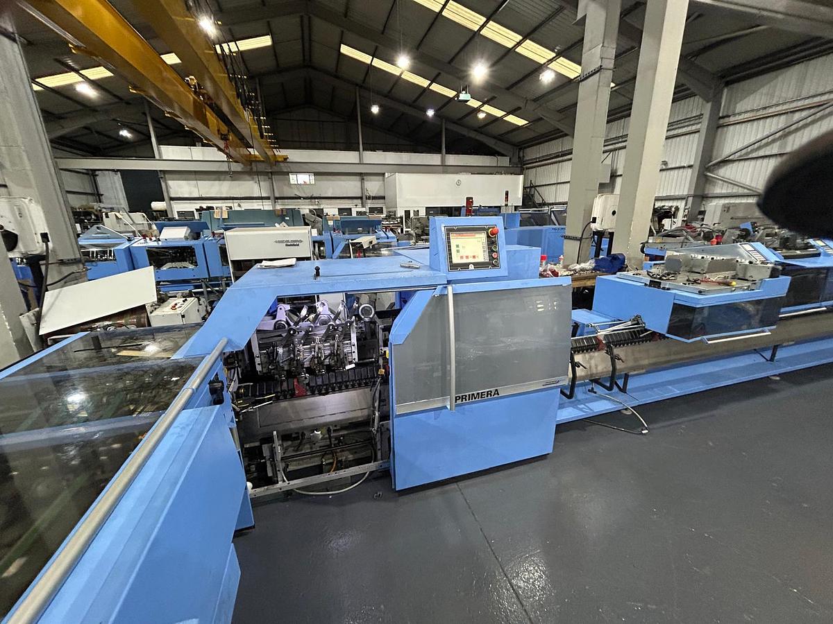 Used 2013 Muller Martini Primera Fully Automatic Saddle Stitcher