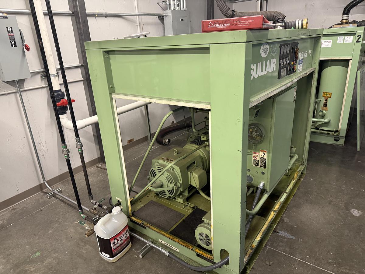 Used Sullair Rotary Screw Vacuum Pump System