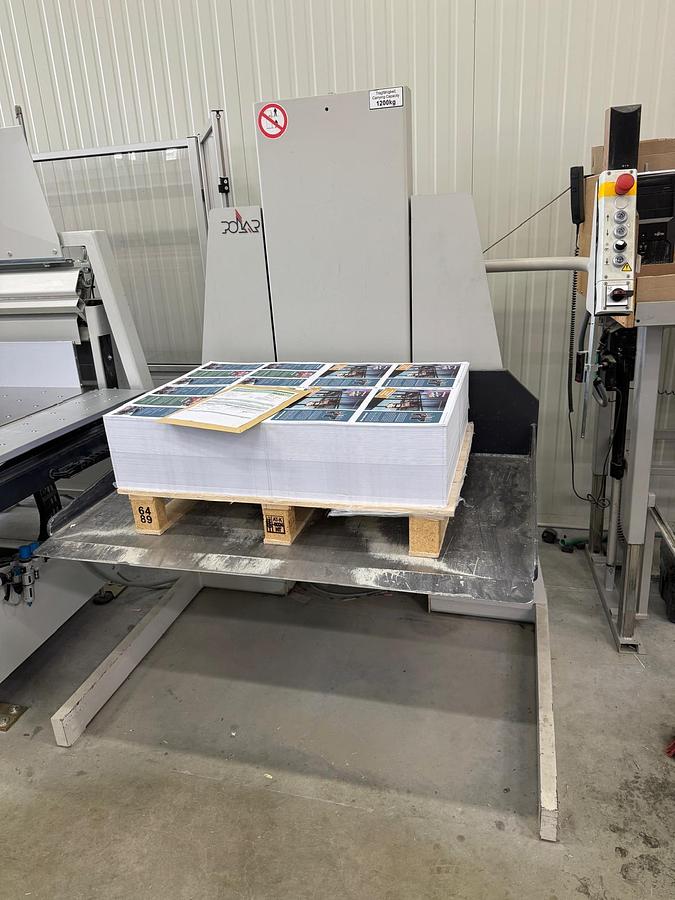 Used 2018 Polar 115N Autotrim Guillotine Paper Cutting Line