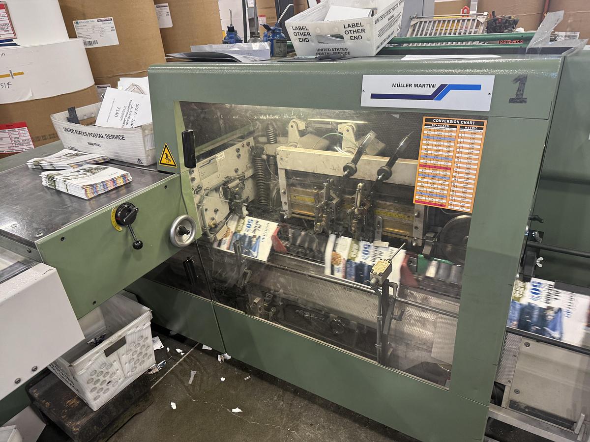 Used 1997 Muller Martini Prima Saddle Stitcher