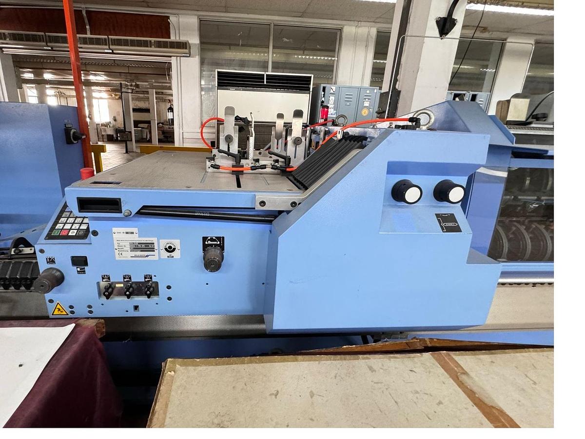 Used 2009 Muller Martini Primera E140 Fully Automatic Saddle Stitcher