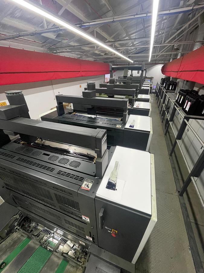 Used 2021 Komori GL 840P CX LED UV 8 Color Offset Press