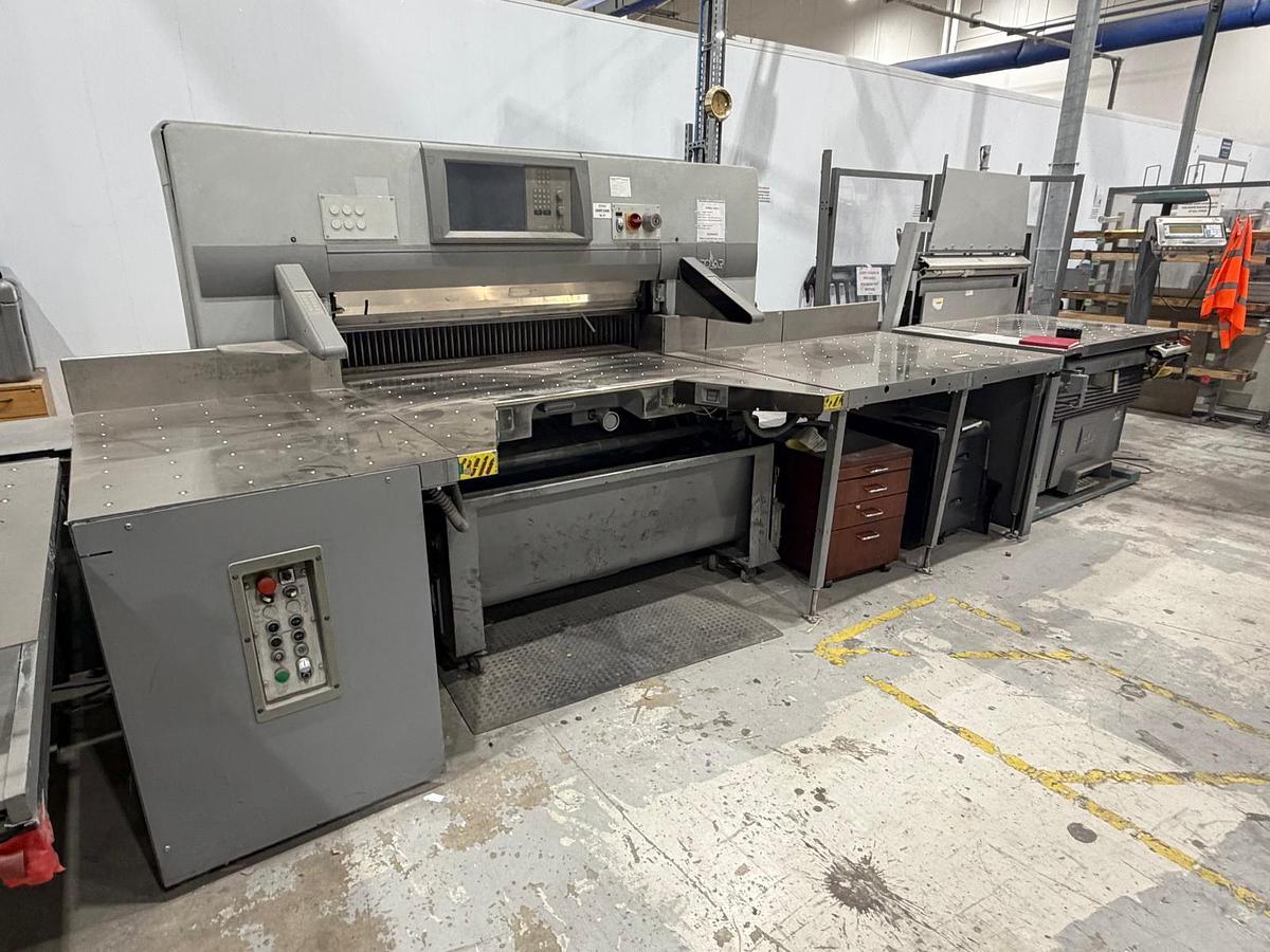 Used 2007 Polar 137 XT-AT 54" Programmable Guillotine Paper Cutter