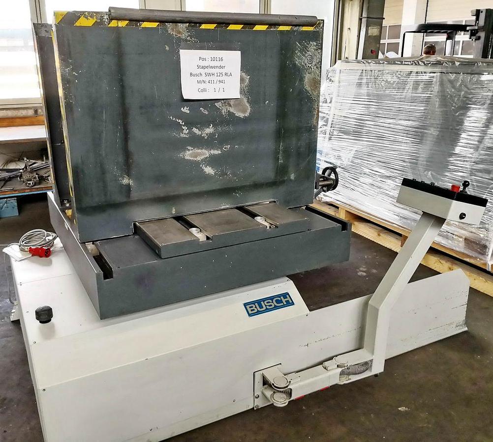 Used 2000 Busch SWH 125 RLA Pile Turner w/ Jogging & Aeration