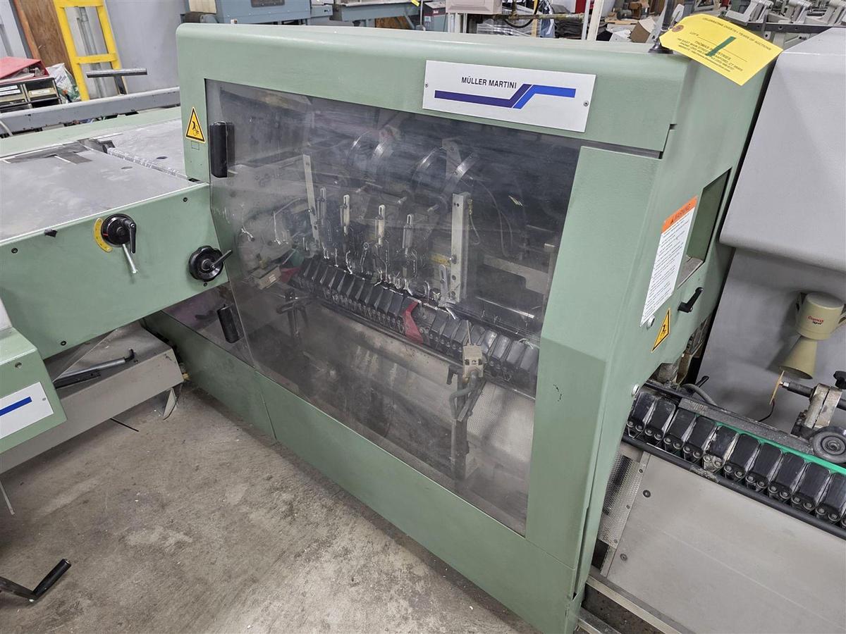 Used 2002 Muller Martini Bravo Plus Saddle Stitcher