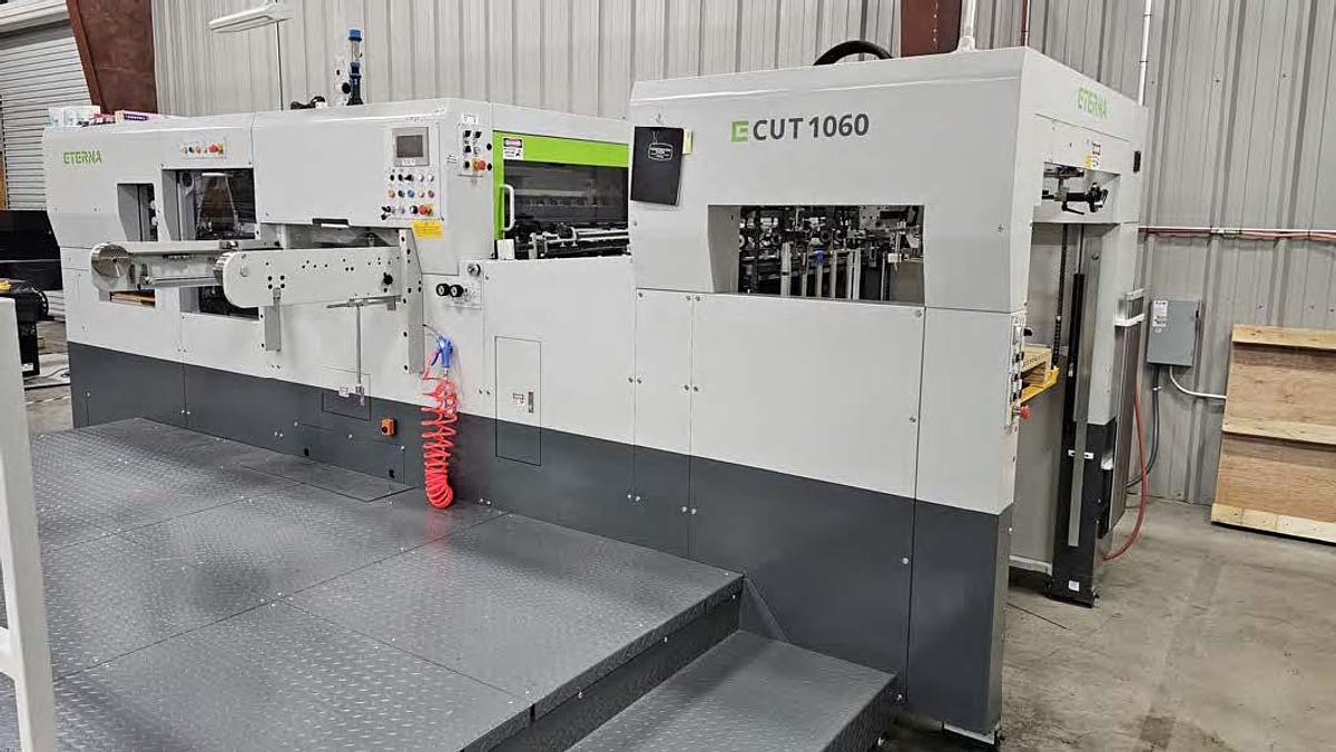 Used 2024 Eterna ECUT 1060E Automatic Die Cutter with Stripping