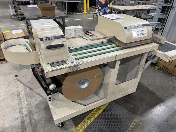 Used 2008 James Burn Wire-O Semi-Automatic Binding Machine