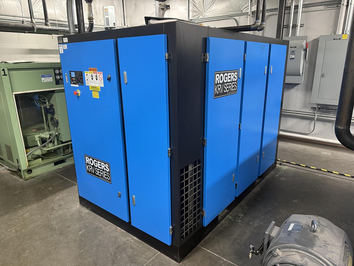 Used Rogers KRV Series Rotary Screw Air Compressor