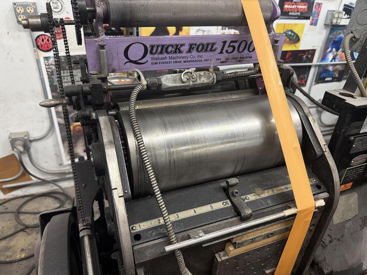 Used Heidelberg T-Platen Windmill with Quick Foil 1500