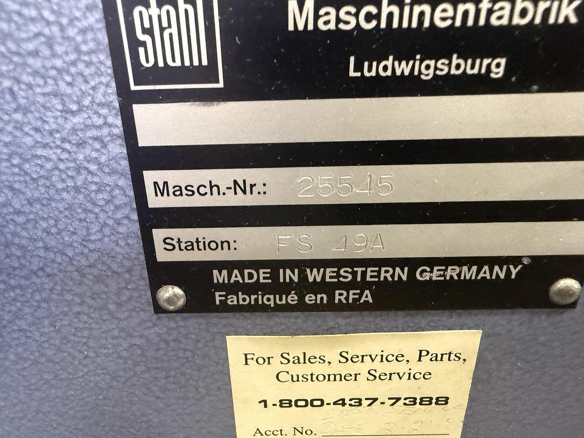 Used Stahl FS 49A Sheetfed Paper Folder 4/4