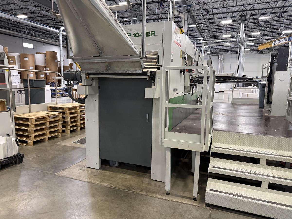 Used 2003 Bobst 104-ER Die Cutter w/ Blanking