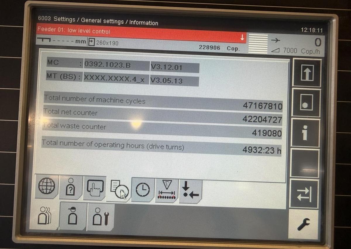 Used 2016 Muller Martini Primera Fully Automatic Saddle Stitcher