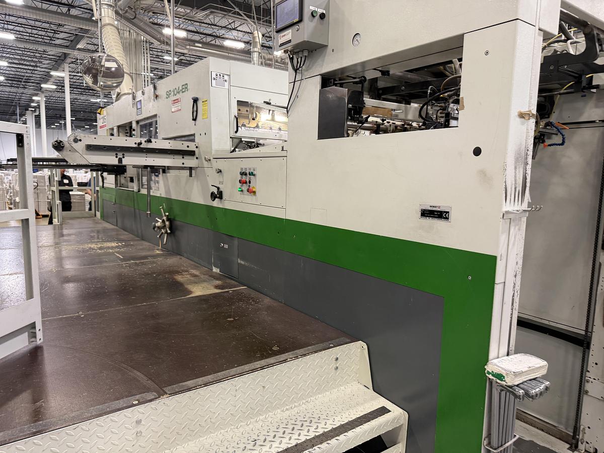 Used 2003 Bobst 104-ER Die Cutter w/ Blanking