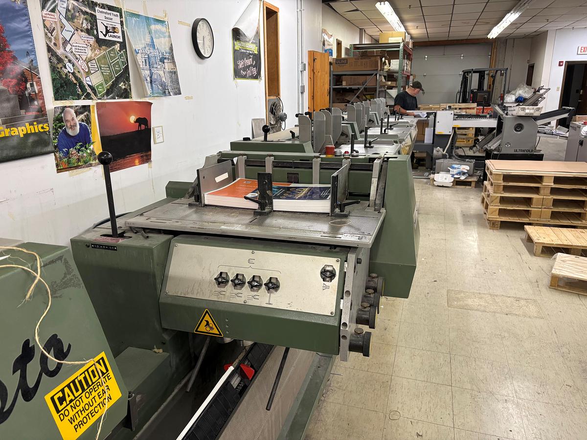 Used 1999 Muller Martini Presto Saddle Stitcher