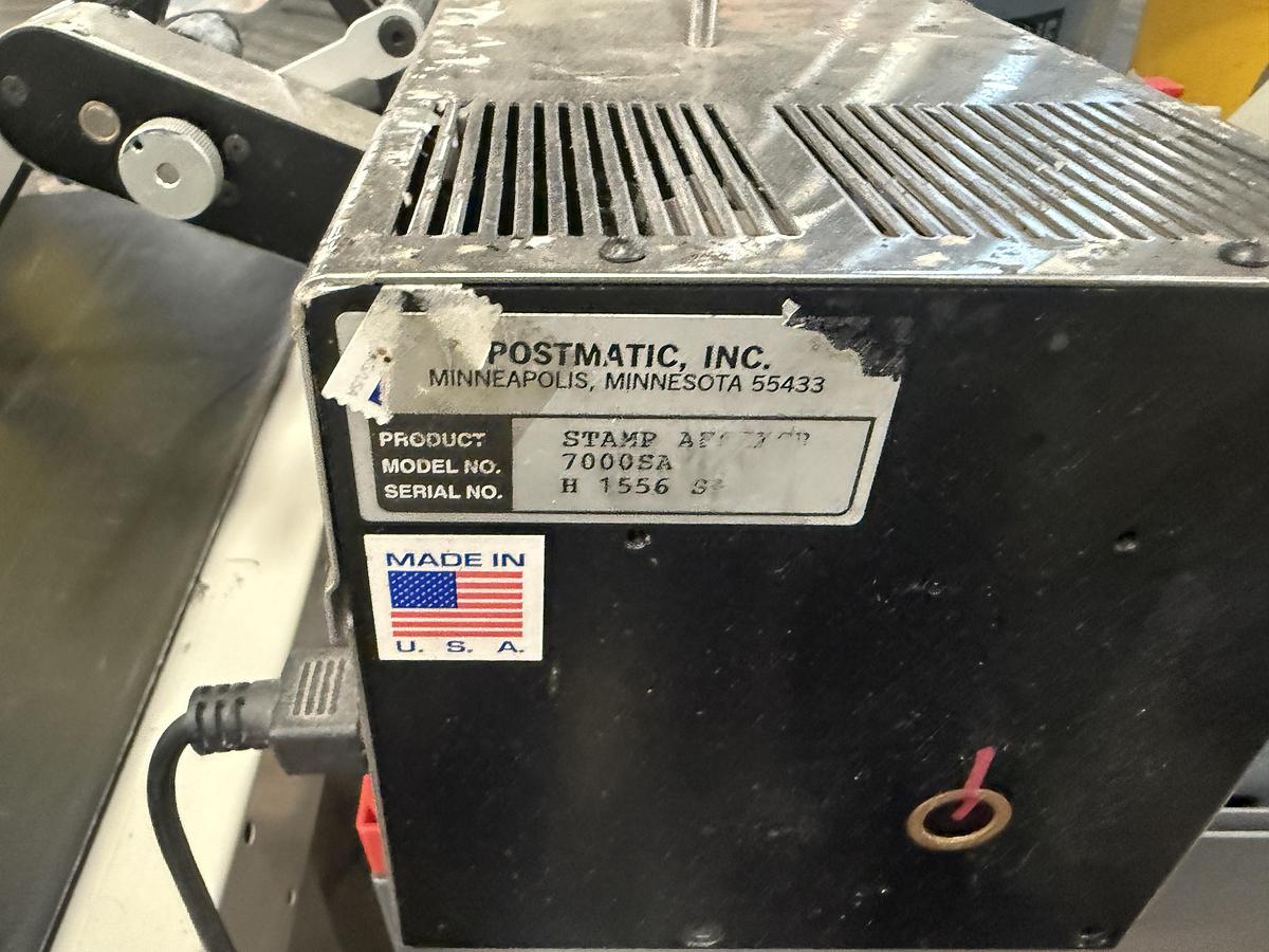 Used Postmatic 7000SA Stamp Affixing Attachment