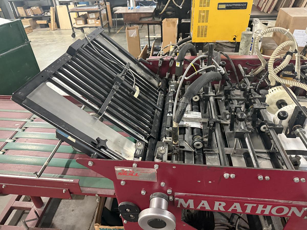 Used B&R Moll Marathon Folder Gluer w/ Final Fold Section