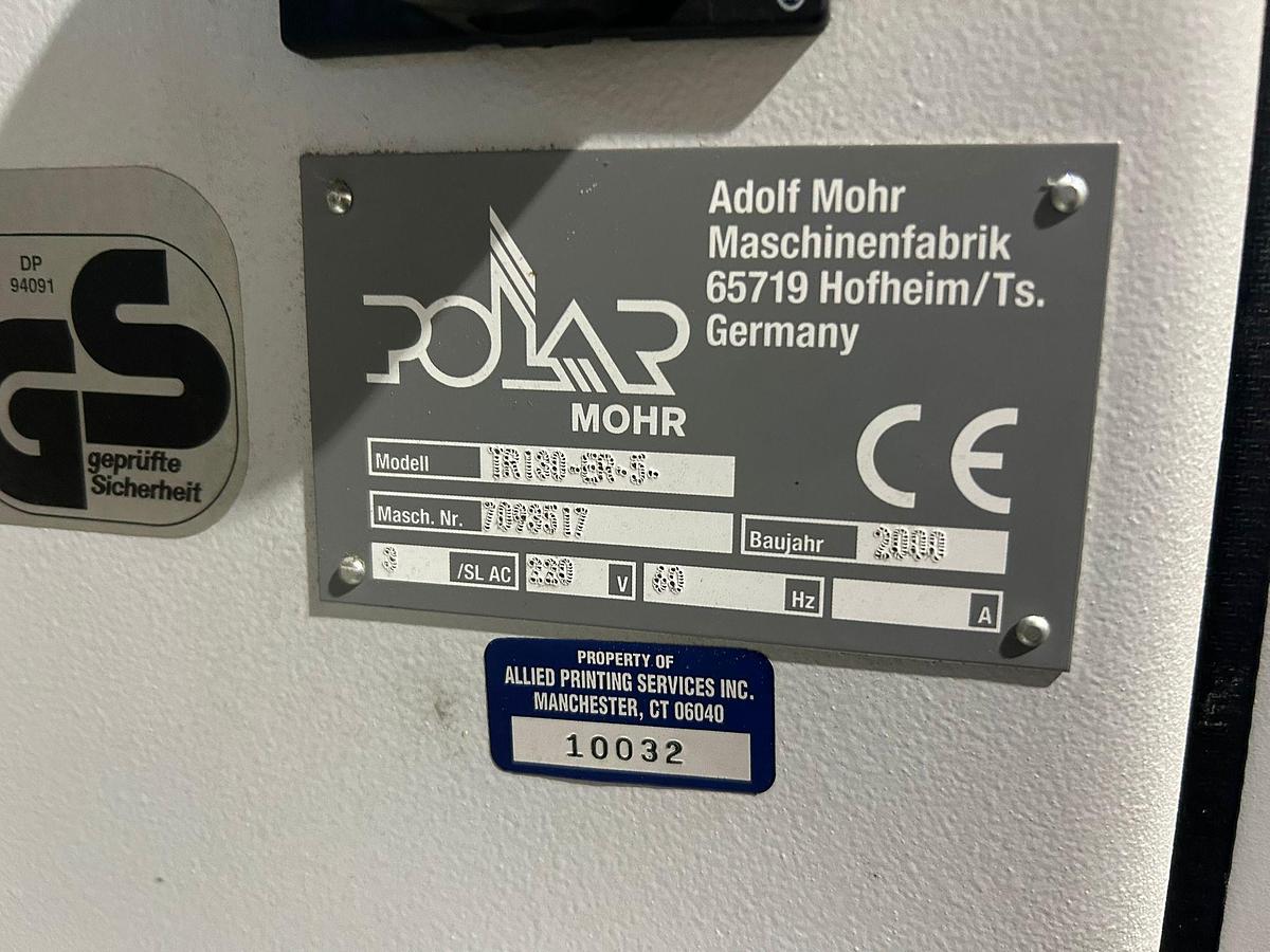 Used 2001 Polar 137 XT Autotrim Full Cutting Line